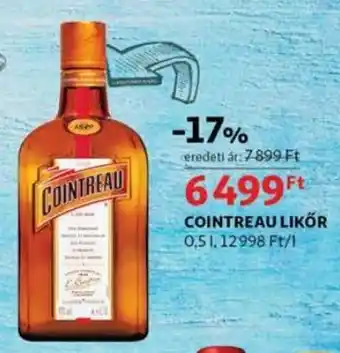 Auchan Cointreau Likőr 0,5 l ajánlat