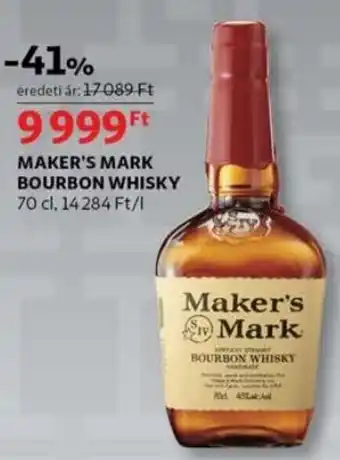 Maker's Mark boourbon whisky 70 cl