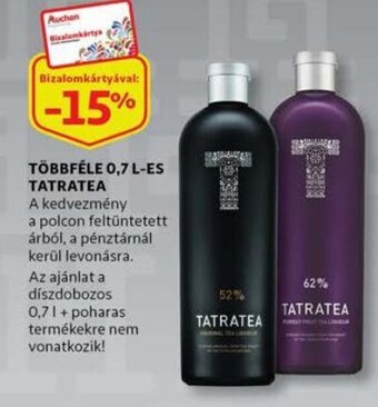 Auchan Többféle 0,7, l-es Tatratea ajánlat
