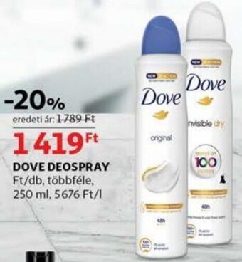 Auchan Dove Deospray 250 ml ajánlat