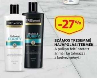 Auchan Számos Tresemmé hajápolási termék ajánlat