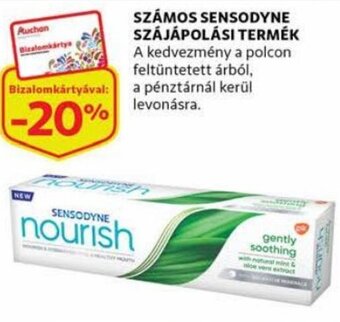 Auchan Számos Sensodyne szájapolási termék ajánlat