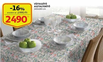 Auchan Víztaszító asztalterítő 1 db ajánlat
