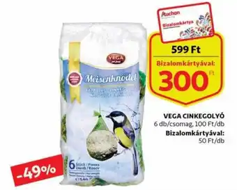 Vega Cinkegolyó 6 db