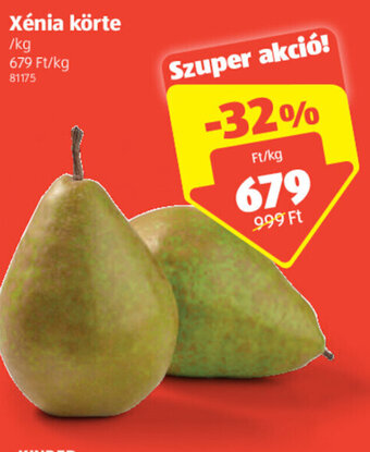 ALDI Xénia körte 1kg ajánlat