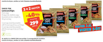 ALDI Snack Fun Lencsechips 90 g ajánlat