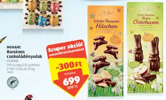 ALDI Monarc Banános csokoládényulak ajánlat