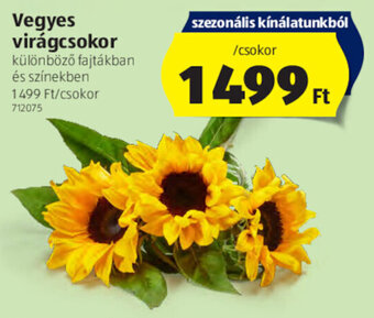 ALDI Vegyes virágcsokor 1 csokor ajánlat