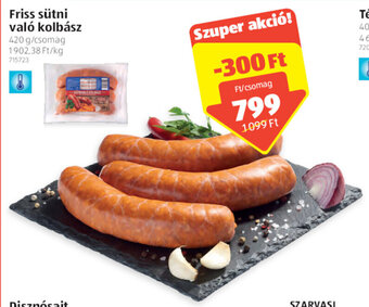 ALDI Friss sütni való kolbász 420g ajánlat