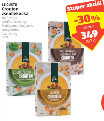 ALDI Le Gusto Crouton zsemlekocka 100 g ajánlat