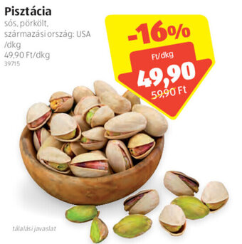 ALDI Pisztácia 1 dkg ajánlat