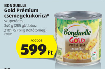 ALDI Bonduelle Gold Prémium csemegekukorica 340 g ajánlat