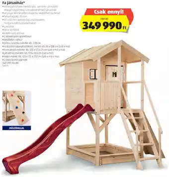 ALDI Fa Játszóház 1 db ajánlat