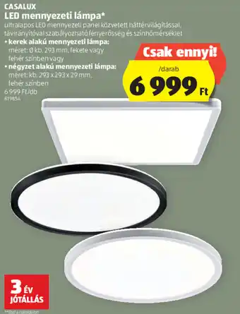 ALDI Casalux Led mennyezeti lámpa 1 db ajánlat