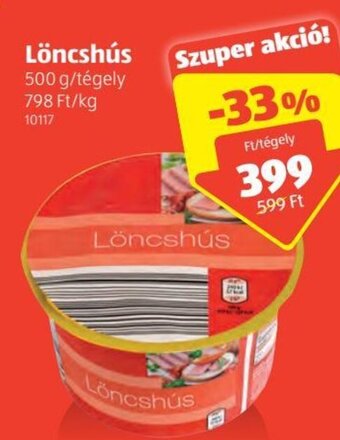 ALDI Löncshús 500 g ajánlat