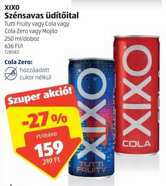 ALDI Xixo Szénsavas üdítőital 250 ml ajánlat