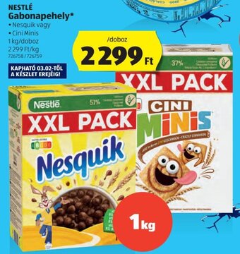 ALDI Nestlé gabonapehely 1 kg ajánlat
