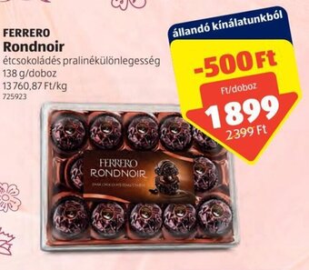 ALDI Ferrero Rondnoir 138 g ajánlat