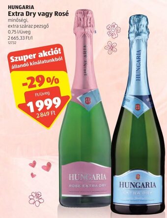 Hungaria Extra dry vagy rosé 0,75 l
