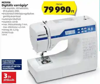 Medion Digitális varrógép 1 db