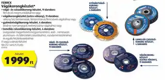 ALDI Ferrex Vágókorongkészlet 1 készlet ajánlat