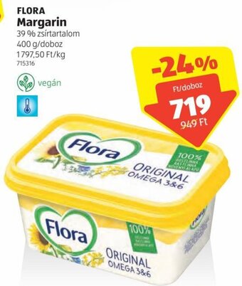 ALDI Flora Margarin 400 g ajánlat