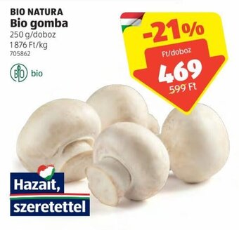 ALDI Bio Natura Bio gomba 250 g ajánlat