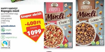ALDI Happy Harvest Ropogós müzli 500 g ajánlat