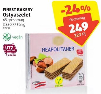 ALDI Finest Bakery Ostyaszelet 65 g ajánlat