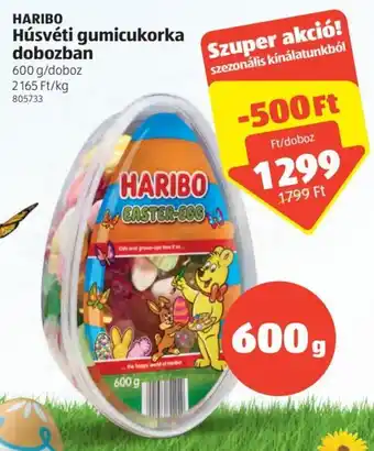 ALDI Haribo Húsvéti gumicukorka dobozban 600 g ajánlat