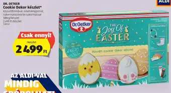 ALDI Dr.Oetker Cookie Dekor készlet 588 g ajánlat
