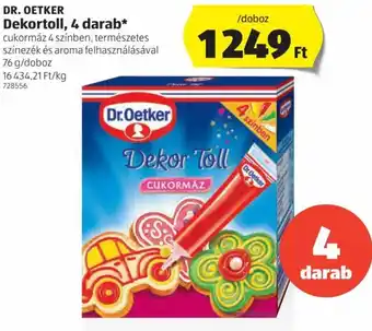 ALDI Dr.Oetker Dekortoll 4 db ajánlat