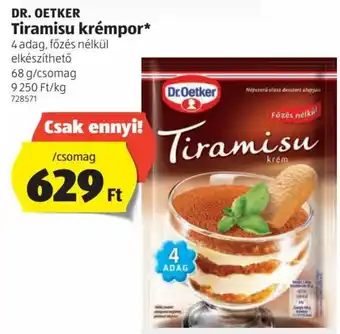 Dr.Oetker Tiramisu krémpor 68 g