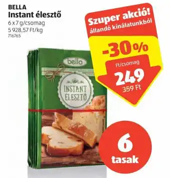 ALDI Bella Instant élesztő 6 x 7 g ajánlat