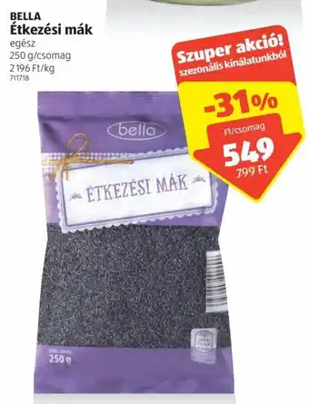 ALDI Bella Étkezési mák 250 g ajánlat