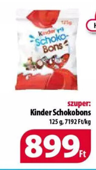 Coop Kinder Schokobons 125g ajánlat