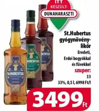 Coop St.Hubertus gyógynövény likőr 0,5 l ajánlat