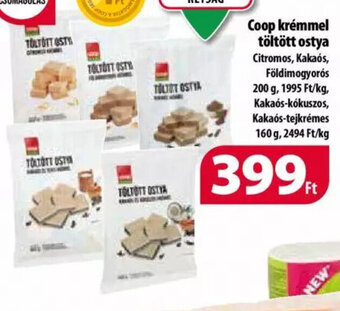 Coop Coop Krémmel töltött ostya 160 / 200 g ajánlat