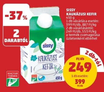 PENNY Sissy Kaukázusi kefir 450 g ajánlat