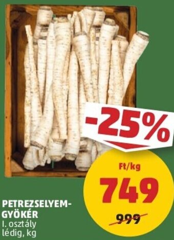 PENNY Petrezselyem gyökér 1kg ajánlat