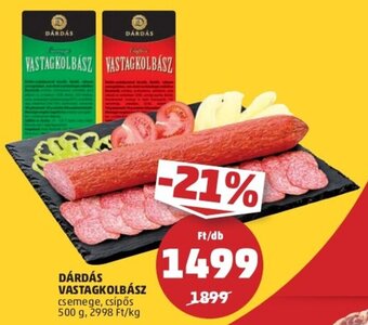 PENNY Dárdás Vastagkolbász 500 g ajánlat