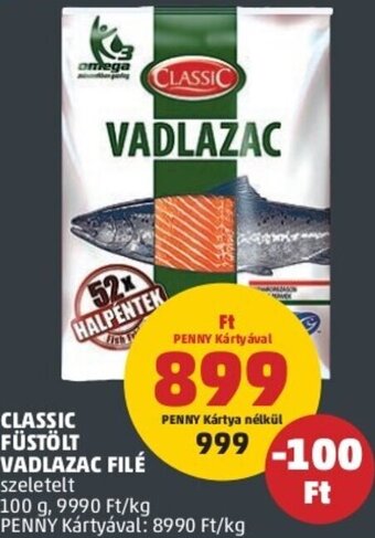 PENNY Classic Füstölt vadlazac filé 100 g ajánlat