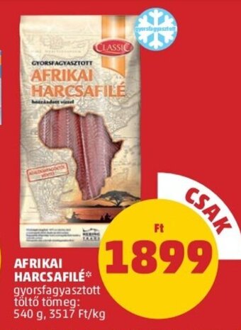 PENNY Afrikai harcsafilé 540 g ajánlat