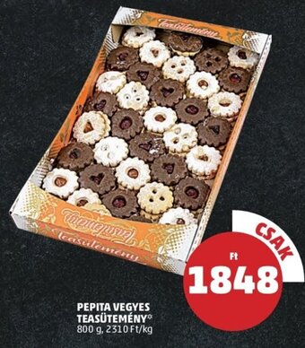 PENNY Pepita Vegyes teasütemény 800 g ajánlat