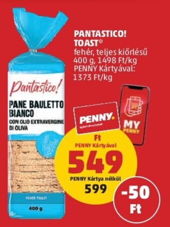 PENNY Pantastico! Toast 400 g ajánlat