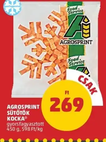 Agrosprint sütőtök kocka 450 g