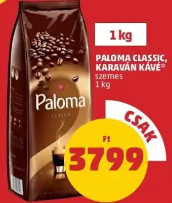 PENNY Paloma Classic karaván kávé 1 kg ajánlat