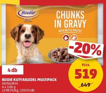 PENNY Bodie Kutyaeledel multipack 4 x 100 g ajánlat