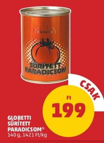 PENNY Globetti Sűrített paradicsom 140 g ajánlat