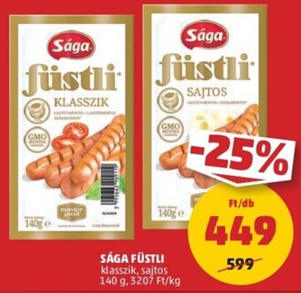 PENNY Sága Füstli 140 g ajánlat